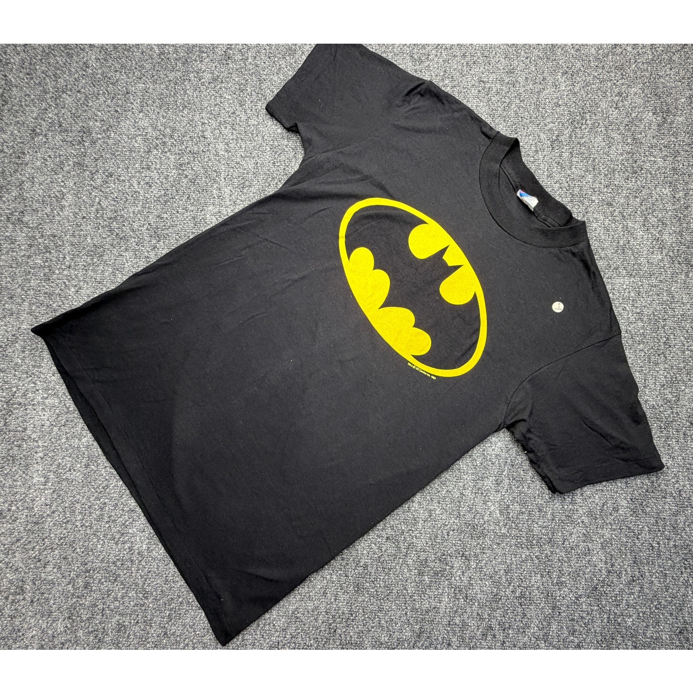 Vintage Batman Logo Tee Usa Made 80s Single Stitch Large